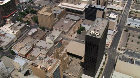 El Paso, looking south. Shot in 2007. Stock Footage 59526883