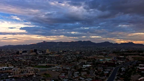 El Paso Texas time lapse Stock Footage 135421566