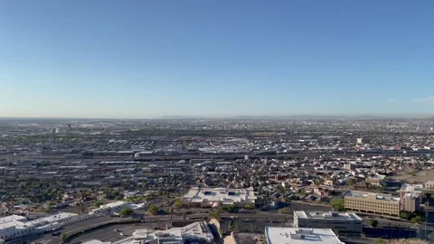 El Paso, TX City Streets (EWS) 스톡 동영상 249646325