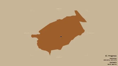 El Progreso - Guatemala. Bounding box. Pattern イラスト素材