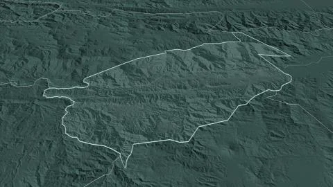 El Progreso, Guatemala - outlined. Administrative イラスト素材