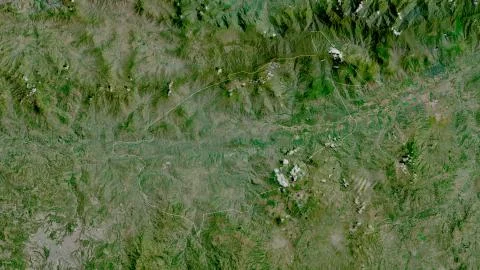 El Progreso, Guatemala. Satellite imagery イラスト素材