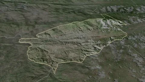 El Progreso, Guatemala. Satellite imagery イラスト素材