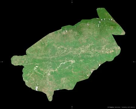 El Progreso, Guatemala. Sentinel-2 satellite imagery イラスト素材