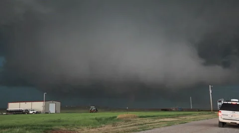 El Reno Tornado - Widest Tornado in History Stock Footage 40604228