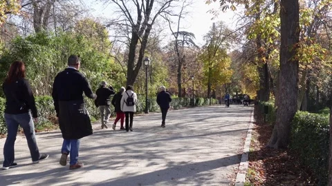 El Retiro Park, Madrid Stock Footage 293739686