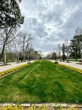 El Retiro Park Stock Photos