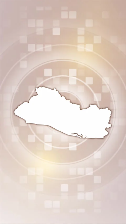 El Salvador Animated Map Stock Footage 275899308