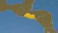 El Salvador extruded. Solids. 4k or 4k+ Resolution