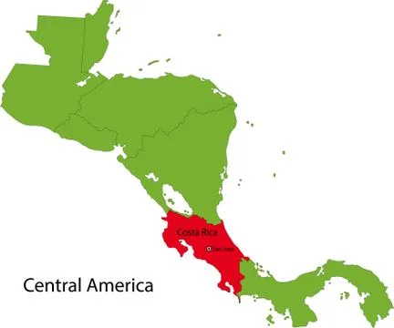 El salvador map Stock Illustration