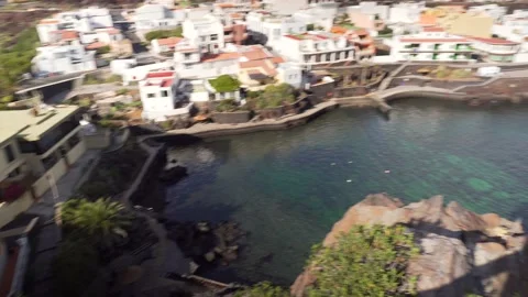El Tamaduste mountains view in El Hierro Gran Canaria Island Spain Stock-Footage 130914522