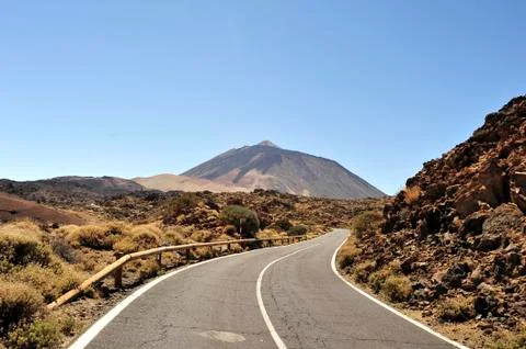 El teide at teneriffe Stock Photos