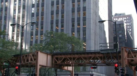 El train goes by Stock Footage 265033