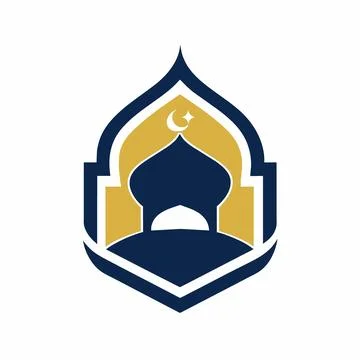 Elaborate, symmetrical vector composition inspired by Islamic patterns Stock Illustration