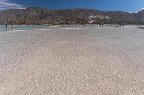 Elafonisi beach Stock Photos