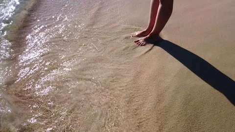 Elafonisi beach in rough water Stock Footage 274232192