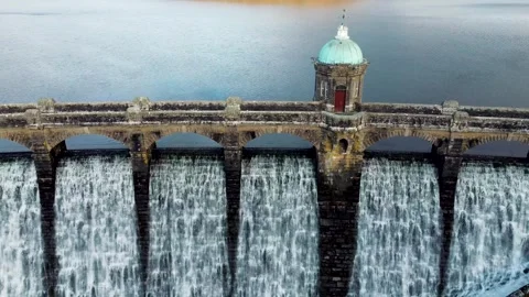 Elan dam fall Stock Footage 279012481
