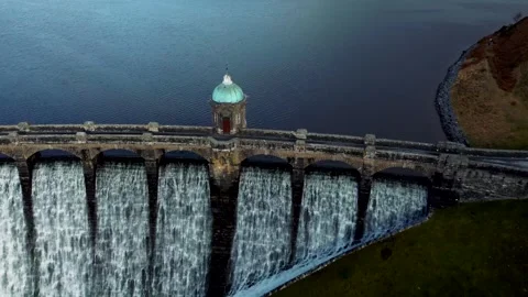 Elan vally Dam Stock Footage 279003837
