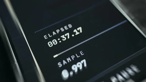 Elapsed time, timer indicates how many seconds have passed Stock Footage 334943751