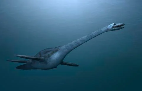Elasmosaurus Illustrazione stock