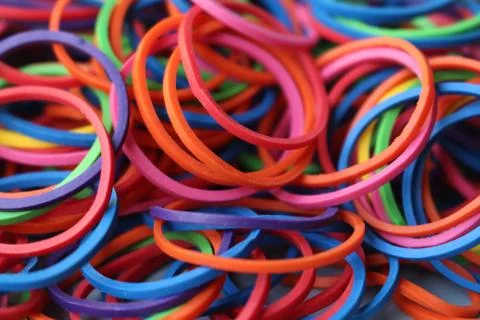 Elastic band background Stock Photos