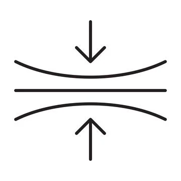 Elastic icon vector for graphic design, logo, website, social media, mobile a Stock Illustration