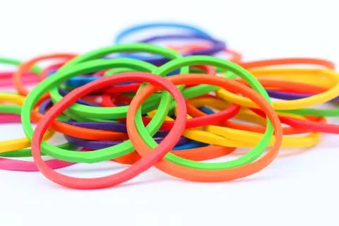 Elastic on isolated Stock Photos