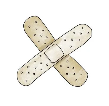 Elastic Medical Plaster Stock Illustration