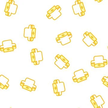 Elastic pocket vector seamless pattern 스톡 일러스트