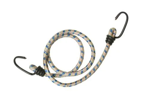 Elastic rope with hooks Stock Photos