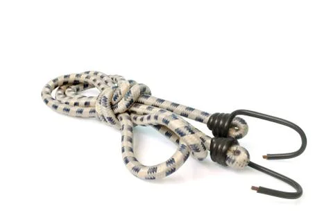 Elastic strap on white background.(with Clipping Path). Foto stock