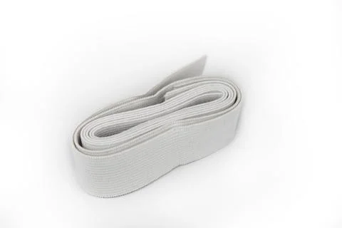 Elastic Textile rubber for clothes on a white Stock Photos