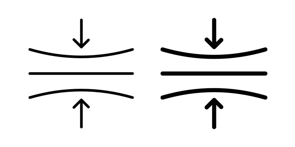 Elasticity icon vector design. EPS10 Stock Illustration