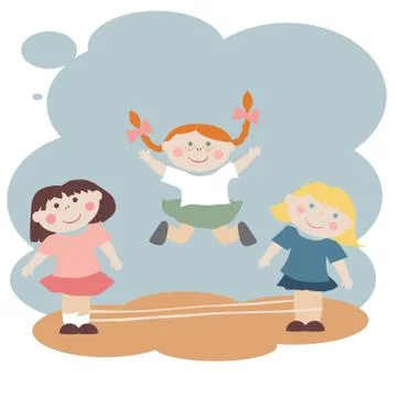 Elastics game Stock Illustration