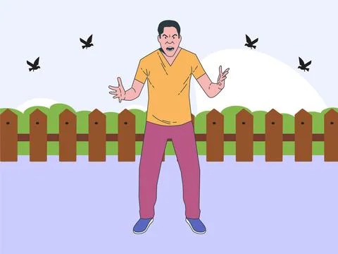 Elated Concept Illustration Stock Illustration