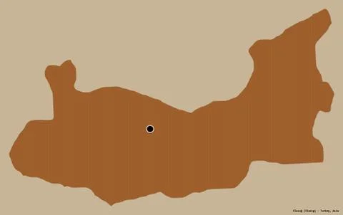 Elazg, province of Turkey, on solid. Pattern Illustrazione stock