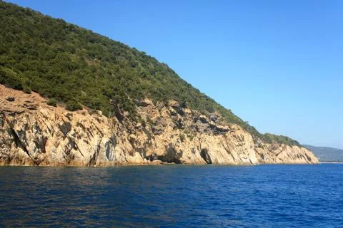 Elba coast 写真素材