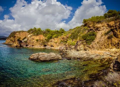 Elba sea Stock Photos