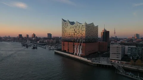 Elbe Philharmonic Stock Footage 98581932