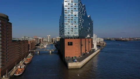 Elbe Philharmonic Video stock 120681841