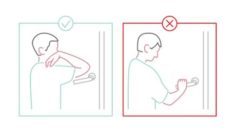 Elbow Handle Image Stock Illustration