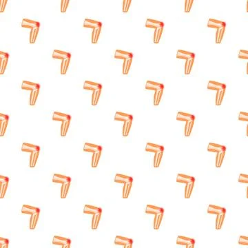 Elbow joint pain medical pattern seamless background 스톡 일러스트