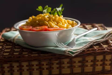 Elbow Macaroni and Cheese Stock Photos