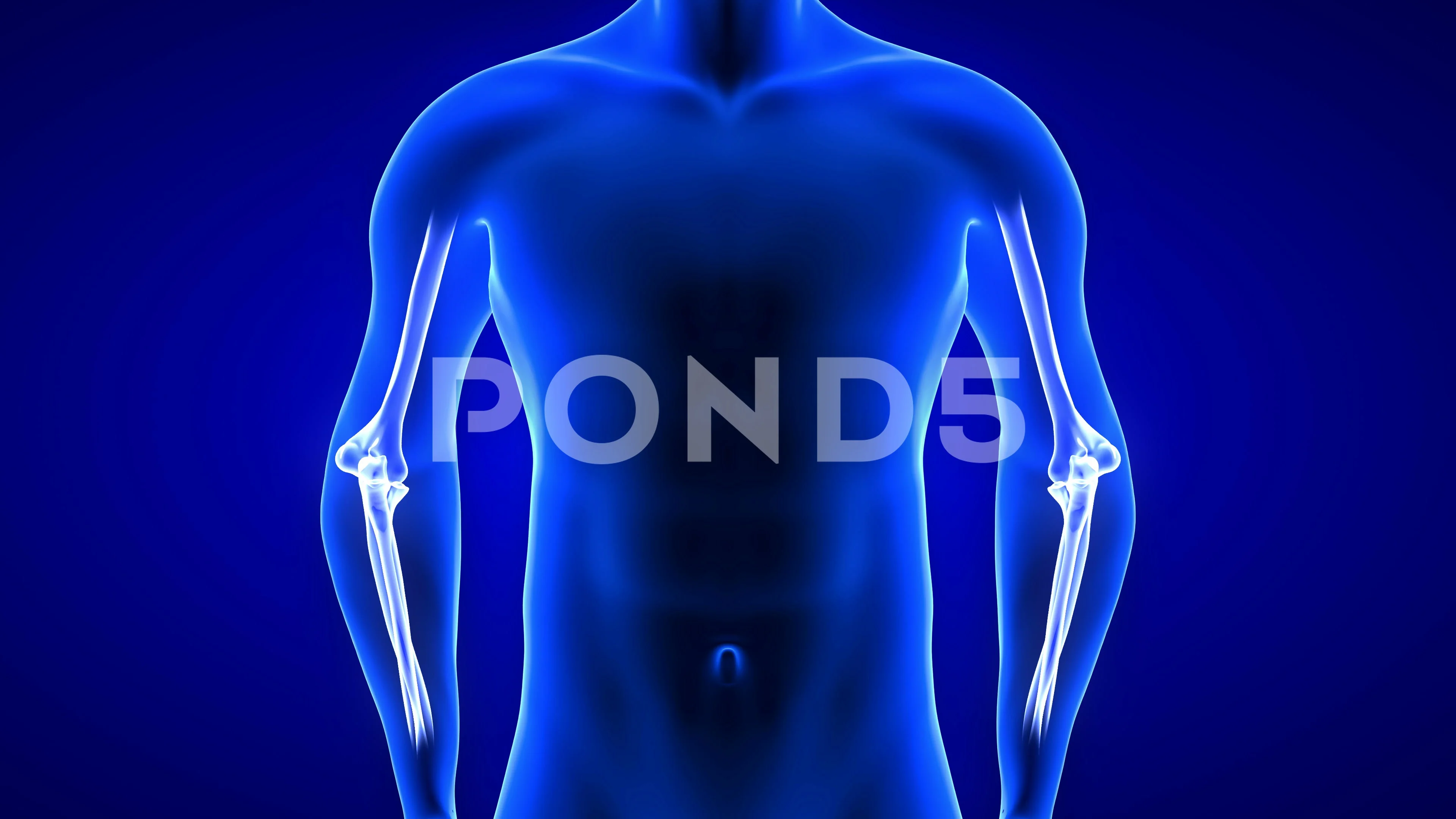 Elbow Pain animation front view close-up... | Stock Video | Pond5