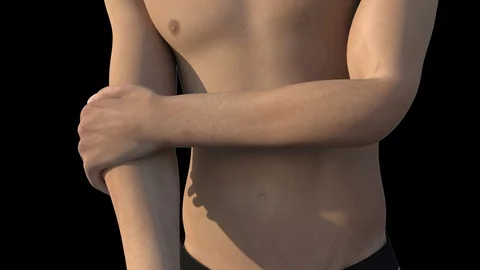 Elbow Pain Stock-Footage 122251315