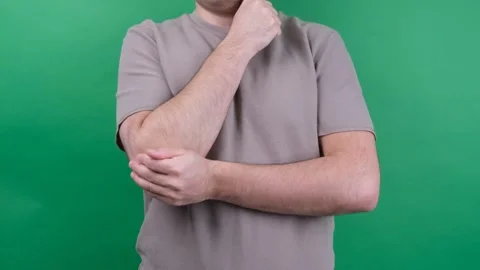 Elbow pain Stock Footage 265005866