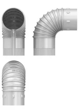 Elbow pipe 스톡 일러스트