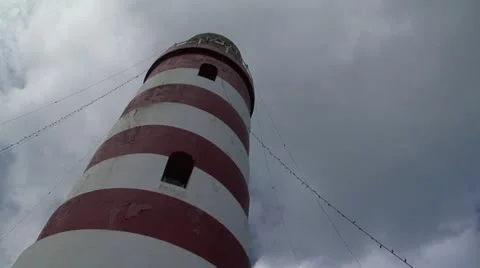 Elbow Reef Lighthouse Stock Footage 10909520