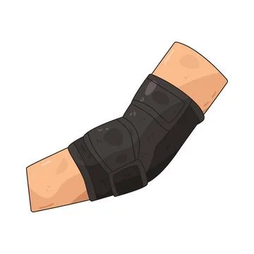 Elbow Support illustration Stock Illustration