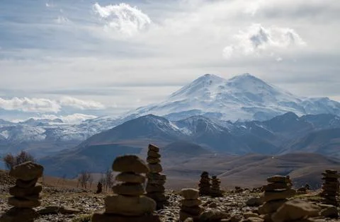 ELBRUS Mountain Stock Photos